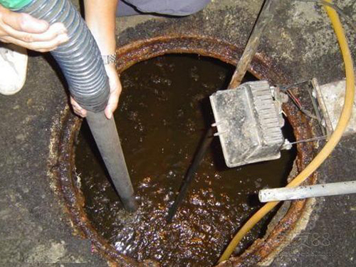 唐山镇隔油池清理