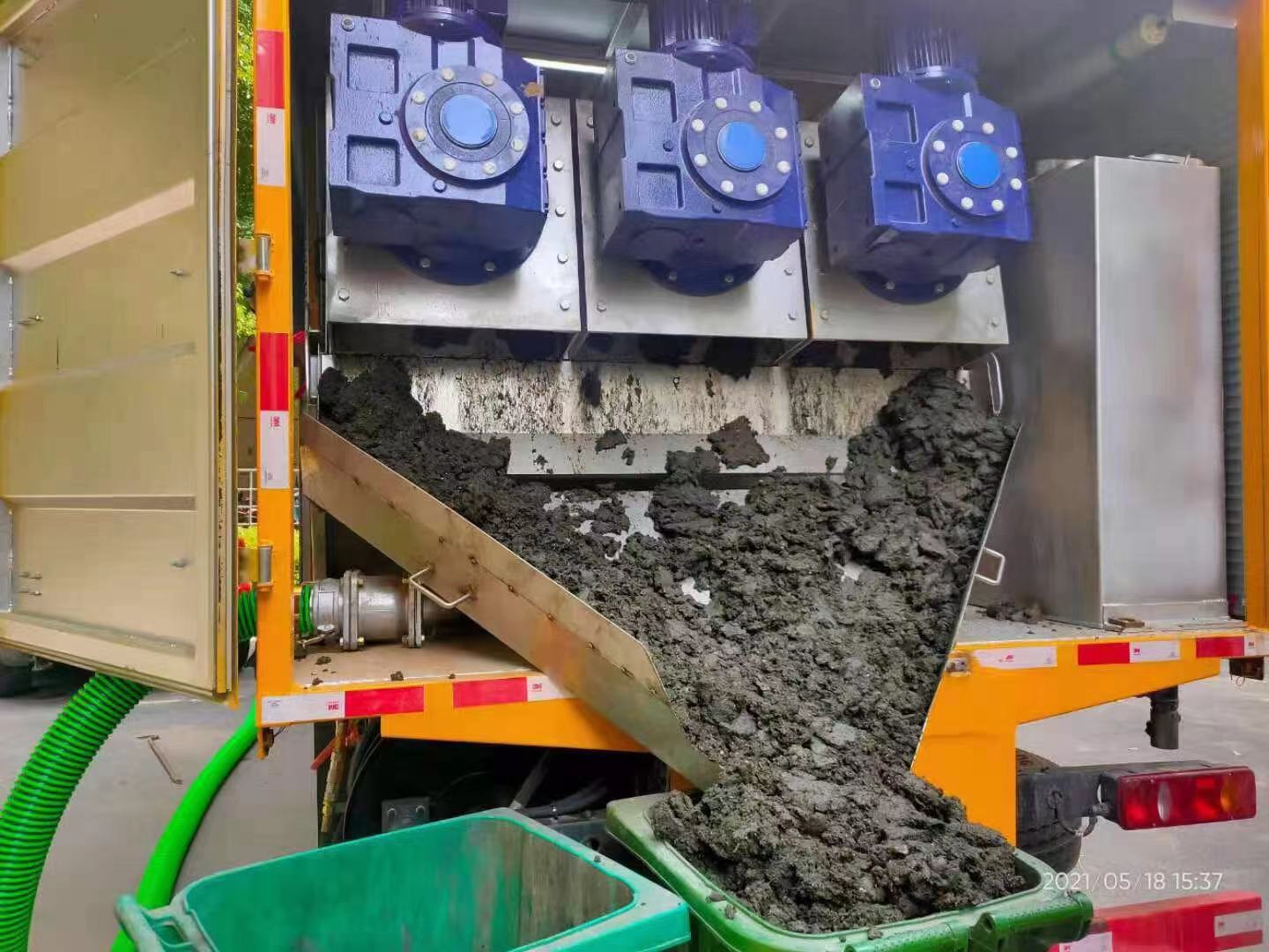 唐山镇化粪池清掏城市维护站-泥浆净化干湿分离处理